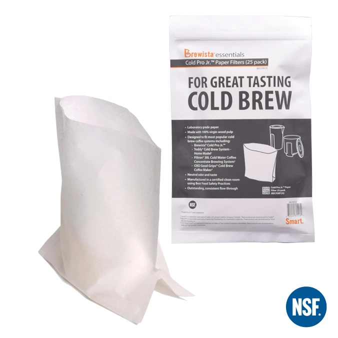 Cold Pro Jr.™ Gusseted Filter Pack of 25 Filters - Brewista