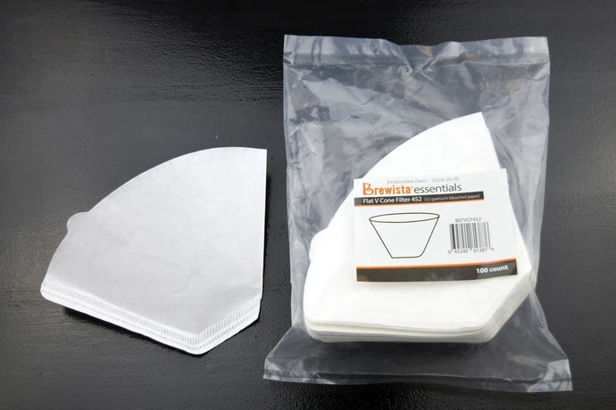 Brewista Essentials™ Flat V Cone Filters 452 - 100 pack - Brewista